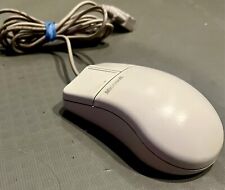 Microsoft Serial PS2 Comfort 2 Button Vintage Genuine Windows Mouse Tested picture