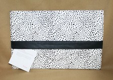 THIRTY ONE Envelope Laptop Sleeve Dainty Speckles Pebble White Black 14x9.25 picture