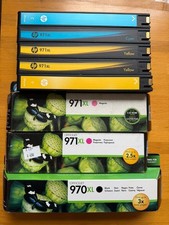 NEW 8x Genuine HP 971XL / HP 970XL Ink Cartridges Ink Cartridges picture
