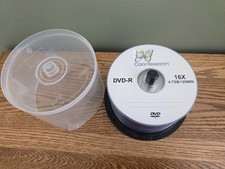Color Research DVD+R 50 Pack (missing 3) 16X 120 Mins 4.7GB.  picture