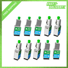 Fiber Optic Adapter Set, SC UPC Female to SC APC Male Connectors, 10 Pack picture