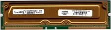SyncMax 256MB PC800 45 RDRAM SM256R328A-845 Non-ECC RamBus Memory Module picture