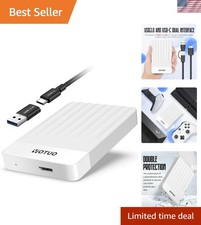 1TB External Hard Drive, Portable Storage Expansion HDD, USB 3.0 & USB-C for ... picture
