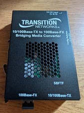 Transition Networks SBFTF1039-105 10/100Base-TX 100Base-FX Media Converter Read picture