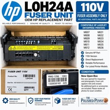 HP M607 FUSER ASSEMBLY NEW RM2-1256/Service Box picture