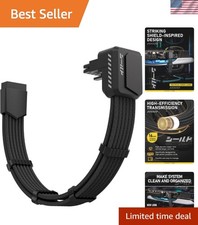 Shield PCIe 5.1 12V-2x6 90° GPU Extension Cable, Black, RVS picture