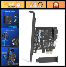 PCIe x1 to USB 3.2 Gen 1 Expansion Card, 19pin Front Panel Header, Type-C & USB picture