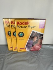 LOT OF 3: Kodak Picture Paper 1124346 & 8263824 • 75 Sheets • Matte & Soft Gloss picture