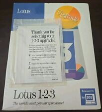 Lotus 1-2-3 DOS Software Version 2.3 Upgrade New-in-Shrink Floppy Disks picture