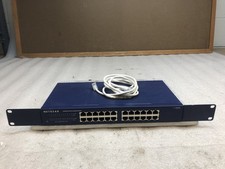 Netgear ProSafe 24 Port Gigabit Unmanaged Network Switch - Rack Ears Eth Cbl Inc picture