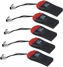 5 Pack Micro SD Card Reader with Tether Pocket SDXC TF Card Reader Micro picture