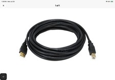 Monoprice Standard USB Cable,Black,15ft L 5440 Monoprice 5440 0844660054405 picture
