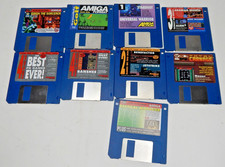 Lot of 9 AMIGA Floppy Disk Games - UNTESTED LOT 4 picture