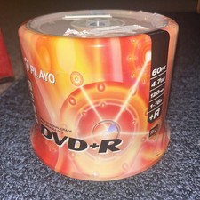 Playo 50 Pack DVD+R 120 Min  4.7 GB  - New Factory Sealed picture