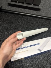 85 Inch Corner Cable Concealer Paintable Cord Cover 5X17in Channel Ceiling, Wall picture
