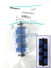 Panduit FAP6WBUDLCZ Fiber Panel w/6 LC Duplex Singlemode Adapters Blue ~STSI picture