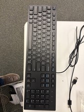 Dell KB216p Wired USB Standard Keyboard Black Plug & Play Quiet Keys Lot of 6 picture