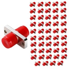 50 Pcs FC to FC Coupler Fiber Optic Adapter, Simplex Connecting Converter wit... picture