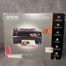 NEW Epson Stylus NX415 All-In-One Color Inkjet Printer Print Copy Scan Photo picture