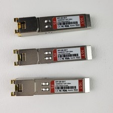 FS SFP-GB-GE-T 1000BASE-T SFP 100m Transceiver Module Cisco Compatible Lot of 3 picture
