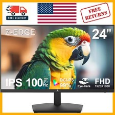 Elegant 24-Inch Monitor with 100Hz & Low Blue Light - Perfect for Home Offices picture