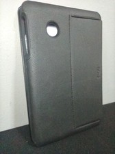 [OB] ZAGG Ellipsis 7 Black Leather Tablet Keyboard Folio Case Cover Kickstand picture