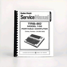 Radioshack Tandy TRS-80 Model 100 Portable Computer Service Manual picture