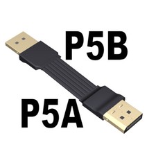 Standard DP to DP Male to Male Extension Adapter Cable Displayport DP1.4 Flat picture