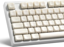 XVX White Jade Keycaps, Double Shot PBT Keyboard Key caps 132 Keys MDA Profile K picture