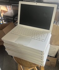 LOT OF 7 - Apple MacBook 13 White Unibody A1181 TURNS ON - Untested SEE Notes picture