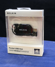 Belkin Pocket 4 Port Handy Mobile Transfer USB Hub *New* picture