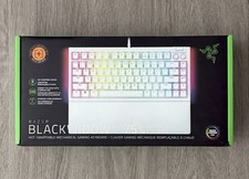 New Sealed Razer Blackwidow V4 75% RGB Mechanical Gaming Keyboard Phantom White picture