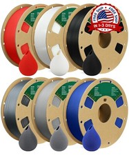 Filamento para impresora 3D PLA de 1,75mm carrete de cartón de 6kg (13.2lbs) NEW picture