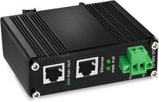 Industrial 60W PoE Injector, Hardened Gigabit PoE+ Injector IEEE802.3at 60W 48V picture