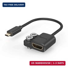 Ultra Slim 4K Adapter Cable (D to A), Micro-Sized Ports Male to Full-Si picture
