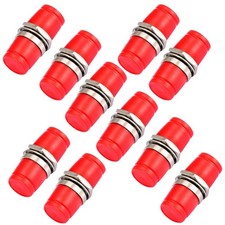 10 Pcs FC-FC/PC Fiber Optic Adapter Coupler Connector Female to Female RED picture