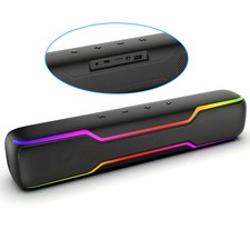 3.5mm Wired Home Sound Bar Subwoofer Theater Soundbar Bluetooth Speaker Desktop picture