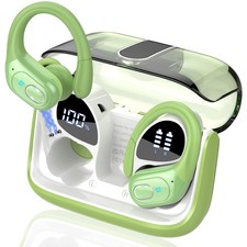 Wireless Earbuds 75H Bluetooth 5.4 Sport Headphones with Earhooks, Green picture