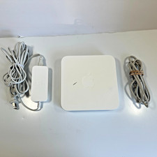Apple AirPort Extreme Base Station A1408-  Tested Working W/OEM Adapter +Cat5 picture