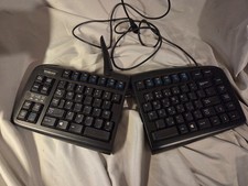 Ergonomic Split KEYBOARD Goldtouch V2 PC USB WIRED Black GTN-0099 SK-2730 Tested picture