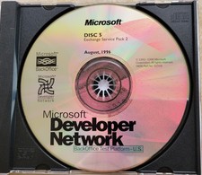 Vintage - Microsoft Exchange Service Pack 2, BackOffice Test Platform picture