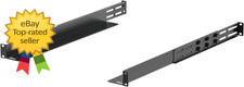 1U Universal Rack Mount Rails 4 Post Server Rack Shelf Adjustable Depth 20.9 32 picture