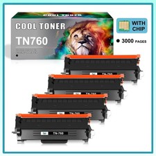 4PK TN760 Toner Cartridge for Brother TN730 MFC-L2710DW MFC-L2690DW HL-L2390DW picture