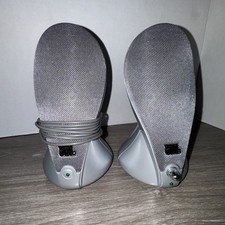 JBL Duet by Harman Multimedia Silver Computer Speakers Pair - No Power Cord Used picture