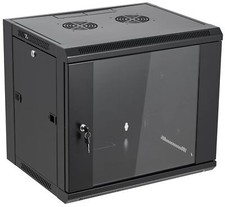 9U Wall Mount Server Cabinet Network Rack Enclosure Locking Glass Door 9U picture