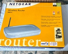 NETGEAR MR814 v2 MR814NA Wireless Router 11Mbps 4-Port Firewall Beige Ethernet picture