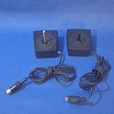 2 Tandy Radio Shack TRS-80 Joystick Controllers 26-3008 & 28-3008A - WORK picture