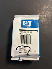 Genuine HP 60 CC643W Tri-Color Ink Cartridge No Box Not Sure Of Expiration  picture