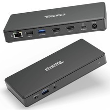 Plugable Technologies UD-MSTH2 Plugable USB-C Dual HDMI Docking Station with 6 picture
