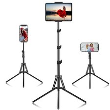 Ipad Tripod Stand, with 65 inch Height Adjustable iPad Stand Holder & iPad Fl... picture